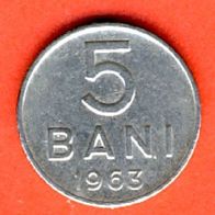 Rumänien 5 Bani 1963
