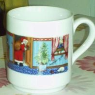 Tasse/ Kaffeepott/ Kaffeebecher : Weihnachten - Rösler