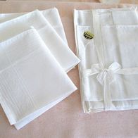 8 DDR-neue weiße Damen Taschentücher / chinesische - zart mit Muster