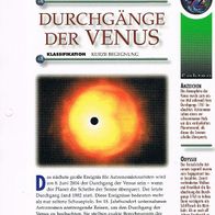 Durchgänge der Venus (All-K) - Infokarte über