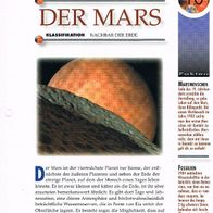 Der Mars (All-K) - Infokarte über