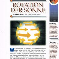 Rotation der Sonne (All-K) - Infokarte über