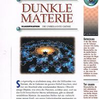 Dunkle Materie (All-K) - Infokarte über