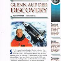Glenn auf der Discovery (All-K) - Infokarte über