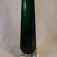 Achteckige Murano Glas Vase