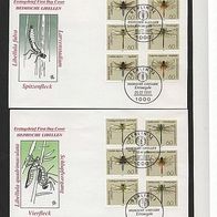 Bund.1991 FDC Libellen Zusammendrucke