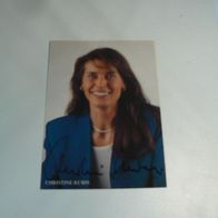 Autogramm #251: Christine Kubis (NDR) (Original-Autogramm)