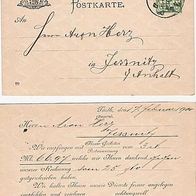 Reichspostkarte Briefmarke - 5 Pfennig ?1897?