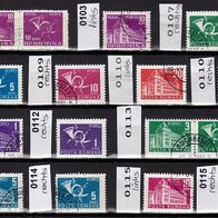 Rumänien Portomarken Mi. Nr. 103 bis 115 (s. Beschreibung) o <