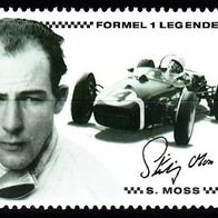 MI. 2594 Stirling Moss aus Kleinbogen Formel1 Legenden