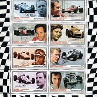 MI. 2654 - 2661 Kleinbogen Formel1 Legenden