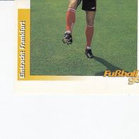 Panini Fussball 1996 Teilbild Spieler Eintracht Frankfurt Nr 239