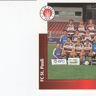 Panini Fussball 1996 Teilbild Mannschaft FC St. Pauli Nr 433