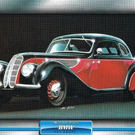 327 Coupé (BMW-1937) (PKW-K) - Hochglanzbild- und Infokarte (mit 3er Lochung)
