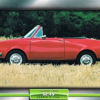 Cabrio S 1304 (Glas-1965) (PKW-K) - Hochglanzbild- und Infokarte (mit 3er Lochung)