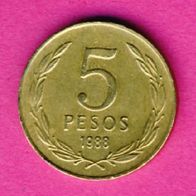 Chile 5 Pesos 1988