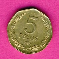 Chile 5 Pesos 1996