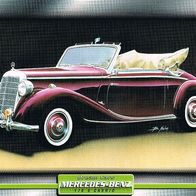 170 S Cabrio (Mercedes-Benz-1949)(PKW-K) - Glanzbild- und Infokarte (mit 3er Lochung)