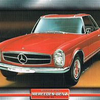 230 SL (Mercedes-Benz-1967) (PKW-K) - Hochglanzbild- und Infokarte (mit 3er Lochung)