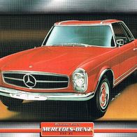 230 SL (Mercedes-Benz-1967) (PKW-K) - Hochglanzbild- und Infokarte (mit 3er Lochung)