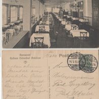 Arendsee AK 1913 Ostseebad Restaurant Kurhaus Gelaufen