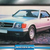 560 SEC (Mercedes-Benz-1986) (PKW-K) - Hochglanzbild- und Infokarte (mit 3er Lochung)