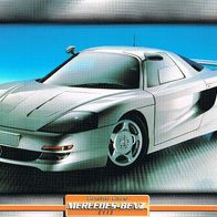 C112 (Mercedes-Benz-1991) (PKW-K) - Hochglanzbild- und Infokarte (mit 3er Lochung)