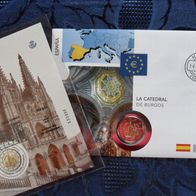 Spanien 2012* 2 Euro Numisbrief Kathedrale von Burgos