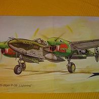 Poster = US Jäger P-38
