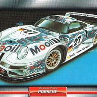 911 GT 1 (Porsche-1997) (PKW-K) - Hochglanzbild- und Infokarte (mit 3er Lochung)