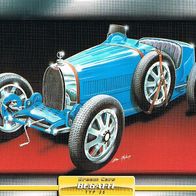 TYP 35 (Bugatti-1924) (PKW-K) - Hochglanzbild- und Infokarte (mit 3er Lochung)