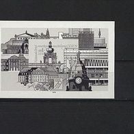 DDR 1979 Schwarzdruck Block 55.S. Auflage 130 000 St.