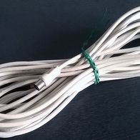 Antennenkabel Coaxial Cable 3C-2V 75 Ohm, cremeweiß, 10m