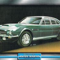 Lagonda V8 (Aston Martin-1974)(PKW-K) -Hochglanzbild- und Infokarte (mit 3er Lochung)