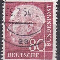 Bund 1954, Nr.192, gestempelt, MW 6,00€