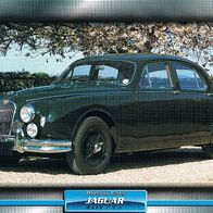 Mark I 3.4 (Jaguar-1957) (PKW-K) - Hochglanzbild- und Infokarte (mit 3er Lochung)
