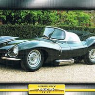 XK SS (Jaguar-1957) (PKW-K) - Hochglanzbild- und Infokarte (mit 5er Lochung)