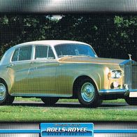 Silver Cloud III (Rolls-Royce-1962) (PKW-K)-Glanzbild- und Infokarte(mit 3er Lochung)
