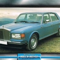 Silver Spirit (Rolls-Royce-1988)(PKW-K)-Hochglanzbild- und Infokarte(mit 5er Lochung)