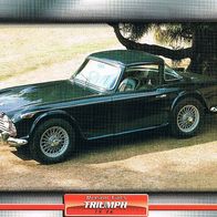 TR 4A (Triumph-1965) (PKW-K) - Hochglanzbild- und Infokarte (mit 3er Lochung)