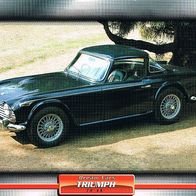 TR 4A (Triumph-1965) (PKW-K) - Hochglanzbild- und Infokarte (mit 5er Lochung)