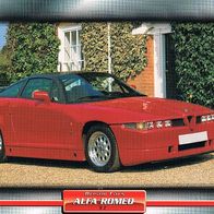 SZ (Alfa Romeo-1990) (PKW-K) - Hochglanzbild- und Infokarte (mit 3er Lochung)