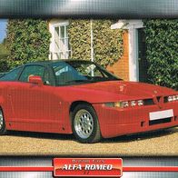 SZ (Alfa Romeo-1990) (PKW-K) - Hochglanzbild- und Infokarte (mit 5er Lochung)