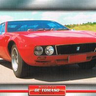 Mangusta (De Tomaso-1967) (PKW-K) - Hochglanzbild- und Infokarte (mit 3er Lochung)