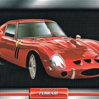 250 GTO (Ferrari-1962) (PKW-K) - Hochglanzbild- und Infokarte (mit 3er Lochung)