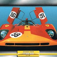 512M (Ferrari-1971) (PKW-K) - Hochglanzbild- und Infokarte (mit 3er Lochung)