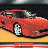 F 355 (Ferrari-1994) (PKW-K) - Hochglanzbild- und Infokarte (mit 3er Lochung)
