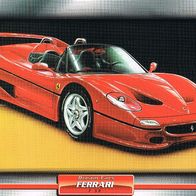 F 50 (Ferrari-1995) (PKW-K) - Hochglanzbild- und Infokarte (mit 3er Lochung)