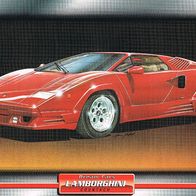 Countach (Lamborghini-1973) (PKW-K) - Hochglanzbild- und Infokarte (mit 3er Lochung)