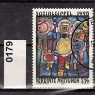 Vereinte Nationen (UNO) Wien Mi. Nr. 179 Friedensreich Hundertwasser o <